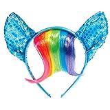 American Greetings My Little Pony Party Supplies, Deluxe Rainbow Headband (1-Count)