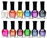 Kleancolor Nail Polish - Awesome Metallic Full Size Lacquer Lot of 12-pc Set