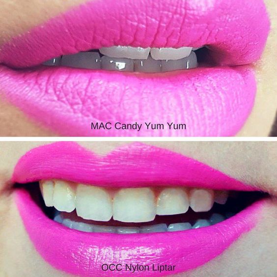 MAC Candy Yum Yum and OCC Nylon Lip Tar | MAC Lipstick Dupes | The Ultimate Guide | mac lipstick dupes list | mac lipstick dupes