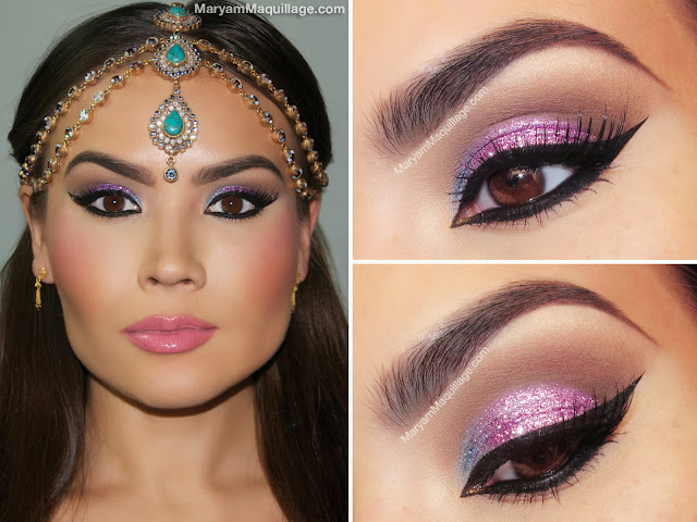 glitter eye makeup tutorial, cat eye tutorial, sparkly glitter glitter eye makeup tutorial, cat eye tutorial, new years makeup, purple makeup, gold eyeshadow looks, glitter eyes, glittering eye, christmas eye makeup, sparkly eye makeup, eye rhinestones