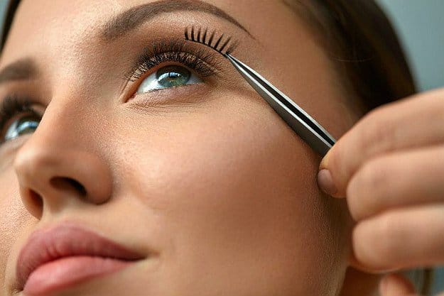 Apply Your False Eyelashes And Finishing Touches | How To Use Glitter Makeup And Not Look Crazy | Makeup Tutorials