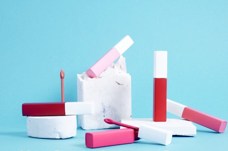 five assorted color of liquid lipsticks | wet look lip gloss