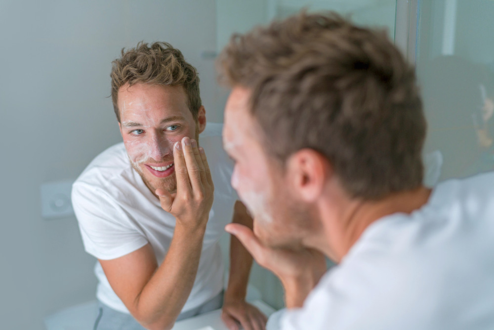 Man washing face with soap | 2020 Skincare Trends: Biggest Beauty Innovations To Watch Out For | skin care