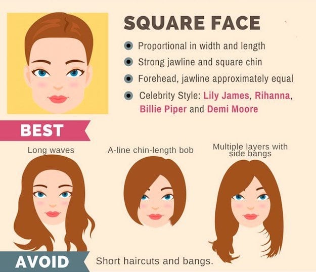 Square Face | The Ultimate Hairstyle Guide For Your Face Shape